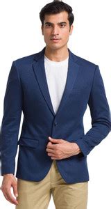 PARK AVENUE Checkered Bandhgala Formal Men Blazer - Buy PARK AVENUE ...