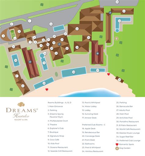 Map Of Dreams Huatulco Resort