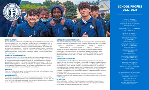 School Profile 2022-2023 by Malvern Preparatory School - Issuu