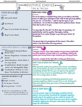 Multiple Choice Tips 的图像结果