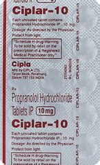 Ciplar 10 Tablet: Uses, Side Effects, Price, Dosage & More Info - PharmEasy