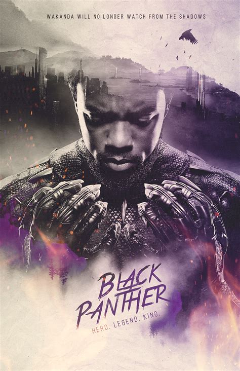 "Black Panther" poster (fanmade) : r/blackpanther
