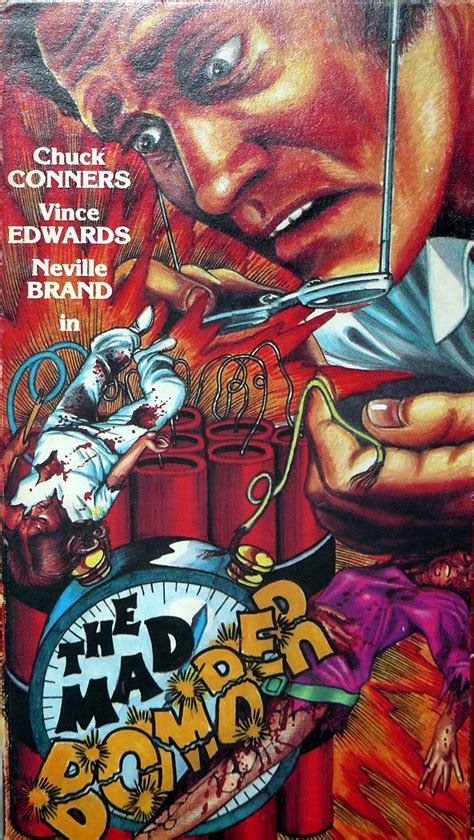 Buy The Mad Bomber VHS (Rare Comic Book Cover Art) Stars Chuck Conners ...