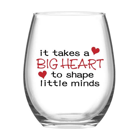 Buy Gtmileo Teacher Gift - It Takes A Big Heart to Shape Little Minds ...