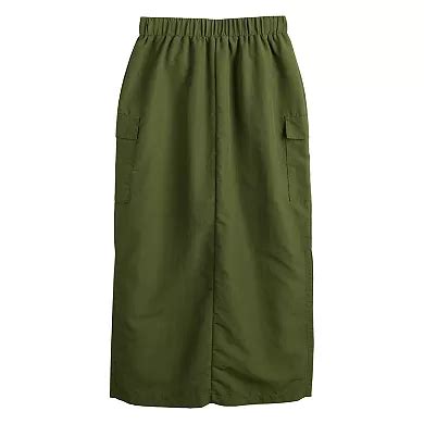 Girls 7-16 IZ Byer Elastic Waist Side Slit Cargo Maxi Skirt