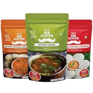 Mr South Instant Sambar, Rasam & Idli Chutney Powder | 80G -Pack Of 3 ...