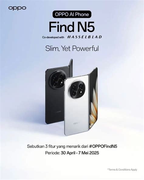 Tak Hanya Find N5, Oppo Rilis Tiga Produk Baru di Indonesia - Seputaran ...