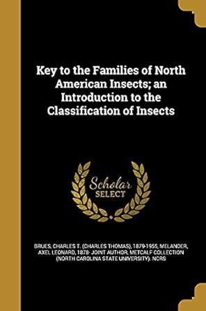 Buy Key to the Families of North American Insects; An Introduction to ...