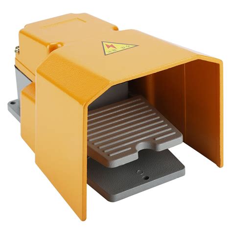 Momentary Foot Switch, 250V 10A Aluminum Alloy Oil Resistant Corrosion ...