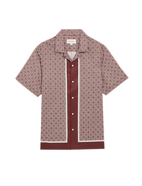 Buy Geometric Print Shirt at Marks & Spencer