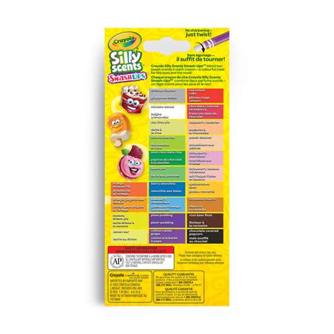 Crayola Silly Scents Smash-Ups Mini Twistables Crayons, 24 Count ...