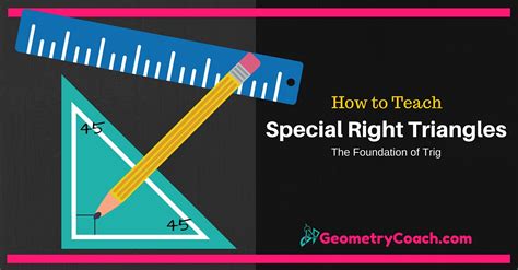 Image result for Geometry Special Right Triangles