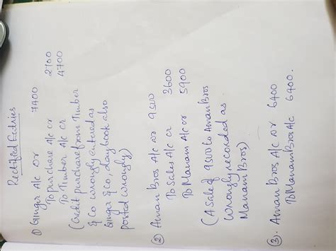 (i) A purchase of ` 4,700 from M/s Timber & Co. was recorded in the ...