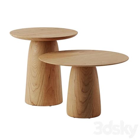 Dunes side tables Tribu 3DS Max Model – 3DSky Model Free
