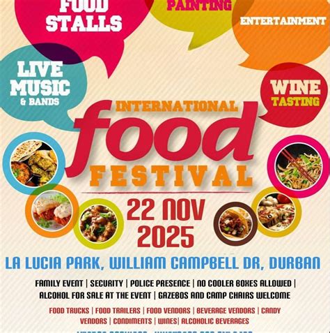 International Food Festival , La Lucia Park, Umhlanga, 4159, South ...