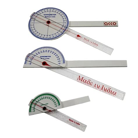 Goniometer for Physiotherapy Goniometer Protector set Goniometer Degree ...