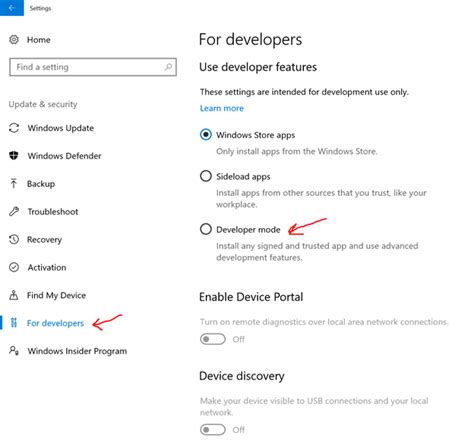 Image result for Setting for Developer Mode