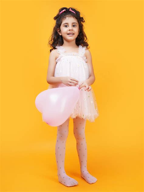 Angel Star Stockings - Baby Pink – Next2Skin.in