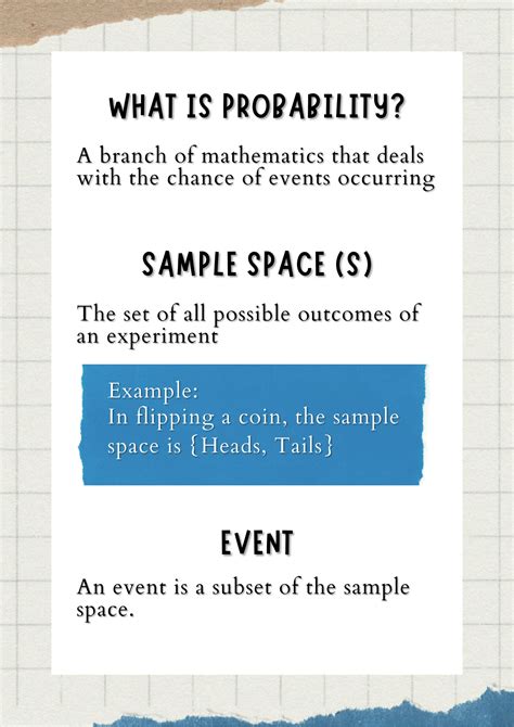 Image result for Probability Theory Cheat Sheet