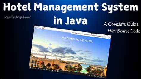 Image result for Complete Java Hotel Management Information System Project Tutorial