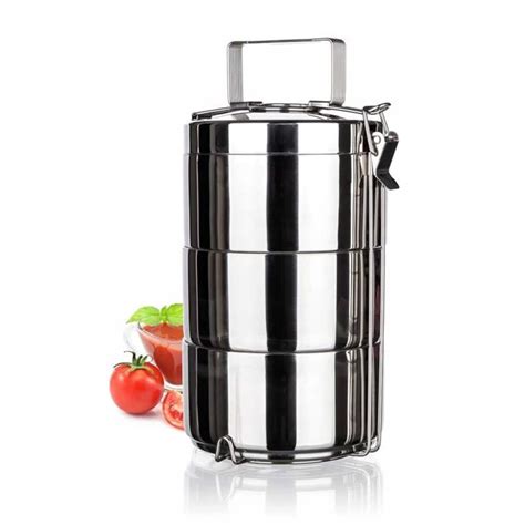 TERMOS OBIADOWY MENAŻKA pojemnik na jedzenie obiad 3 części ...