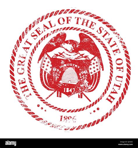 Seal of the utah hi-res stock photography and images - Alamy
