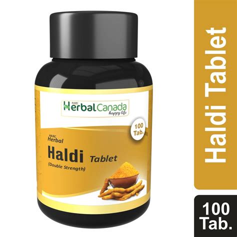 Herbal Canada Haldi Tablets – Himkhand