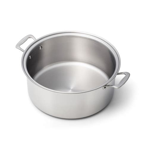 Stainless Steel 12 Quart Stock Pot with Cover– 360 Cookware