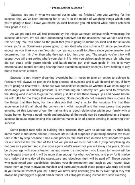 Image result for Example of Reflection Paper