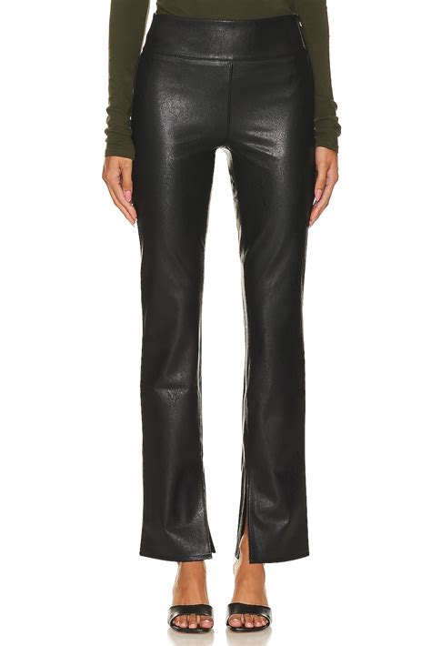 PAIGE Sakai Faux Leather Legging in Black | REVOLVE