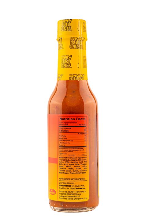 Hot Ones Hot Sauce Los Calientes Rojo | HEATONIST