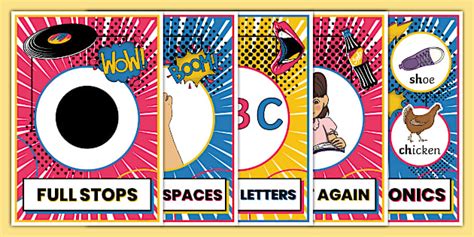 POP Art!-Themed Writing Prompt Display Posters - Twinkl