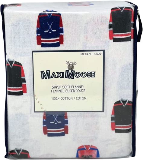 Amazon.com: Maximoose Queen Size 4 Piece Hockey Sports Jerseys Super ...