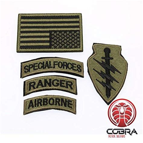 Buy Cobra Solutions patch set Special Forces Ranger Airborne with US ...