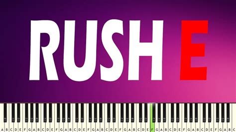 Image result for Rush E Piano Tutorial