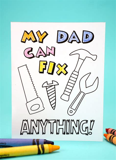 happy fathers day print out