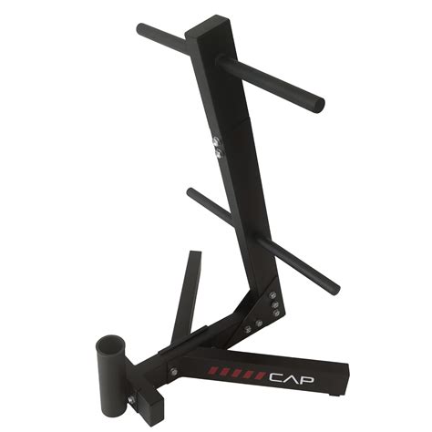CAP Hybrid Olympic and Standard Weight Plate Storage Rack - Walmart.com