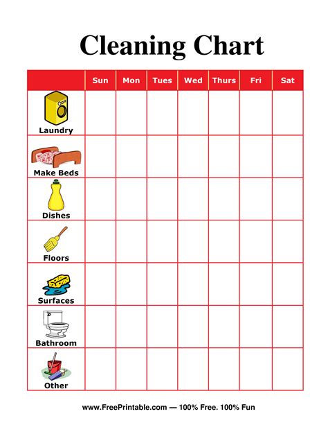 Seaside Chore Chart Paper & Party Supplies Calendars & Planners etna.com.pe