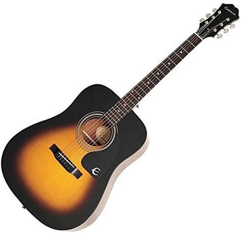 Epiphone DR-100 SUNBURST Acoustic Guitar Mahogany Rosewood Right Hand ...