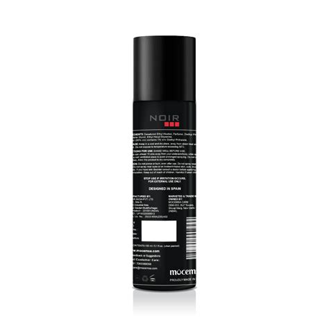 Mocemsa Noir Deodorant Body Spray - 150 ml – mocemsa