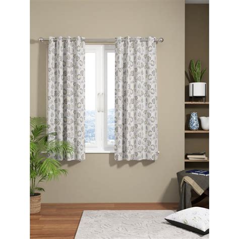 Buy BIANCA Kopa Jacquard Room Darkening Eyelet Curtain 2 Pcs Floral ...