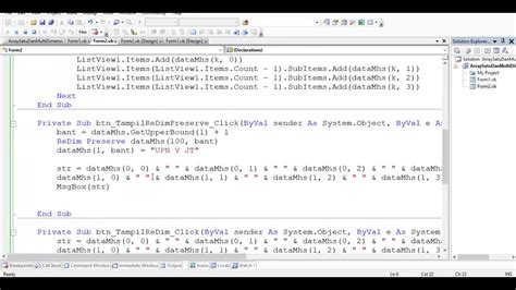 Image result for YouTube 2D Array Visual Basic