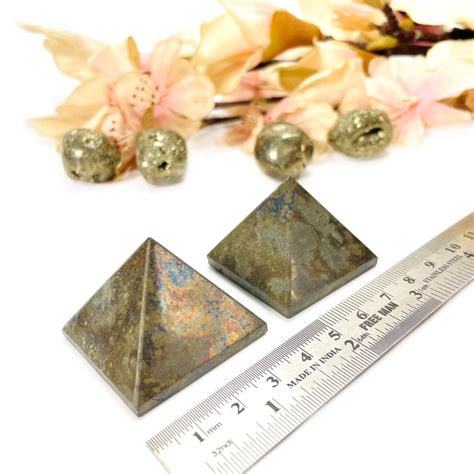 Shop Genuine Pyrite Pyramid (Manifestation) Online - Talk to Crystals