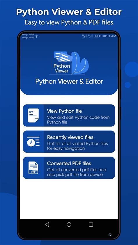Image result for Python File Viewing Android-App
