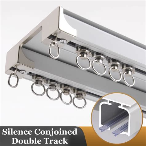 ELZEM Heavy Duty Conjoined Double Track Rails For Curtain, India | Ubuy