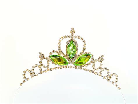 Princess Tiana Party Crown | Crystal crown tiaras, Princess tiana ...