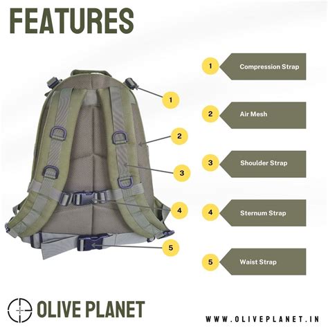 3 Day Tactical Backpack | 36 Liters | Cordura Nylon – Olive Planet
