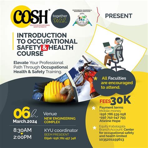 Introduction to Occupational health and safety training course at ...
