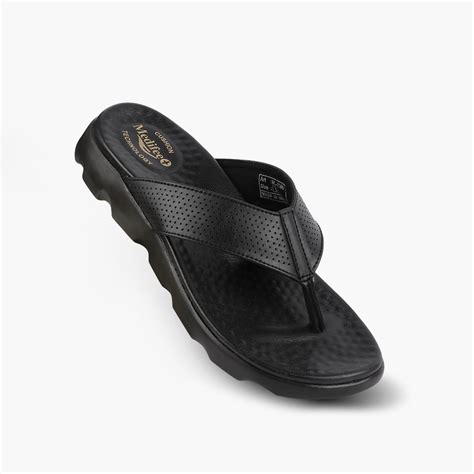 Broad Strap, Cushioned Leather Slippers for Women – Medifeet