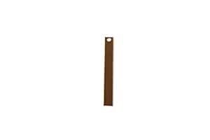 RMP Stamping Blanks, 1/4 Inch x 2 Inch Rectangle With One Hole, 16 Oz ...